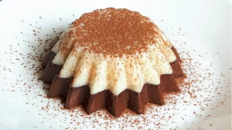 Вкусное молочно-шоколадное желе. Отличный десерт из молока и какао