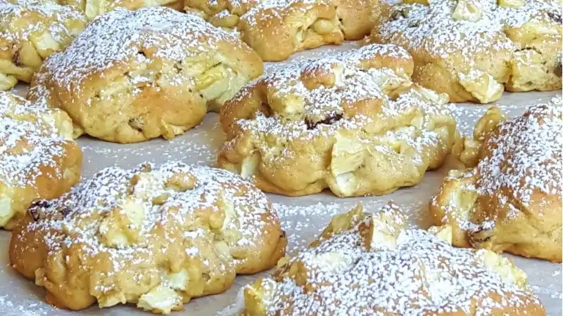 Вкусное и ароматное итальянское печенье с яблоками. Советую попробовать приготовить.